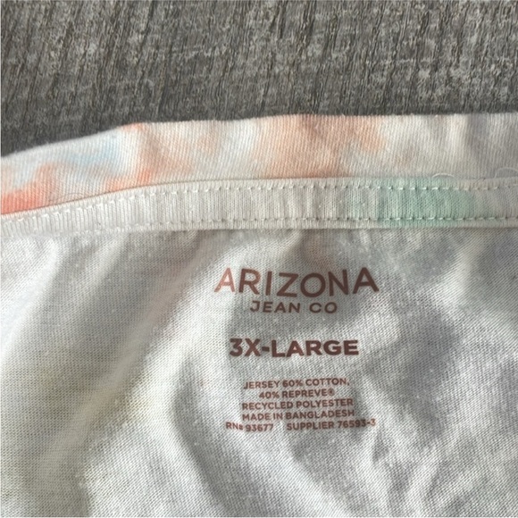 Arizona Jean Co. Size 3X Tie Dye T-Shirt. - Picture 4 of 5